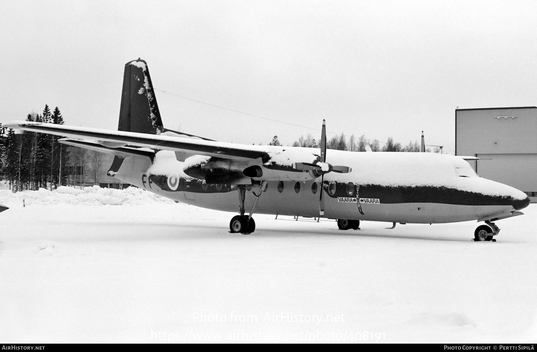 Aircraft Photo of FF-2 | Fokker F27-100 Friendship | Finland - Air Force | AirHistory.net #408191