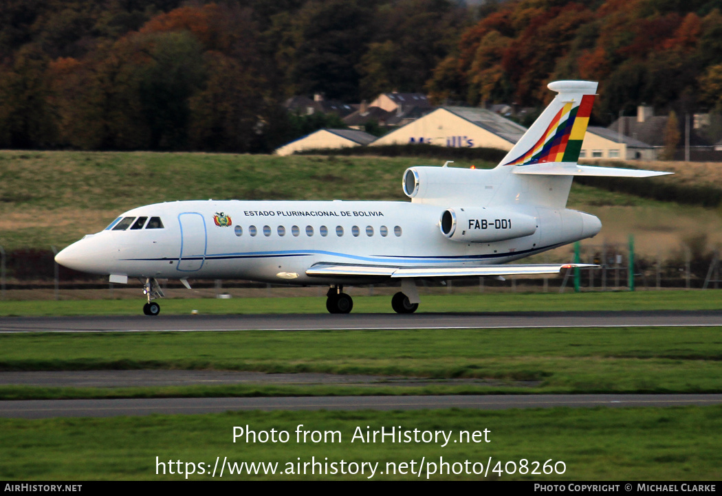 Aircraft Photo of FAB-001 | Dassault Falcon 900EX | Bolivia - Air Force | AirHistory.net #408260