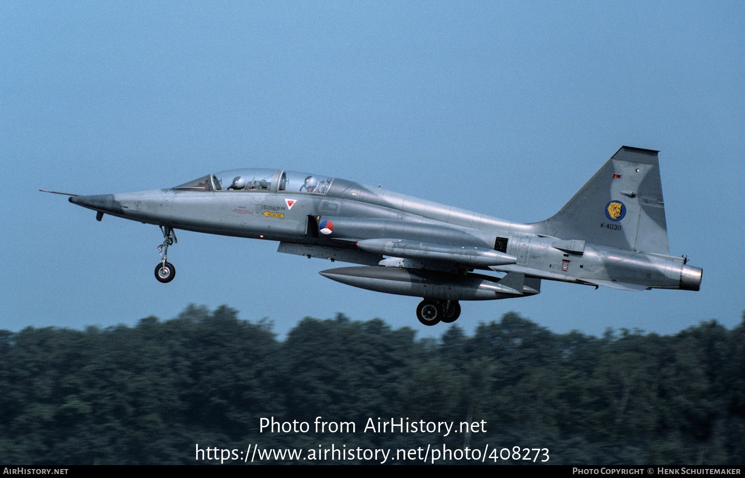 Aircraft Photo of K-4030 | Canadair NF-5B | Netherlands - Air Force | AirHistory.net #408273