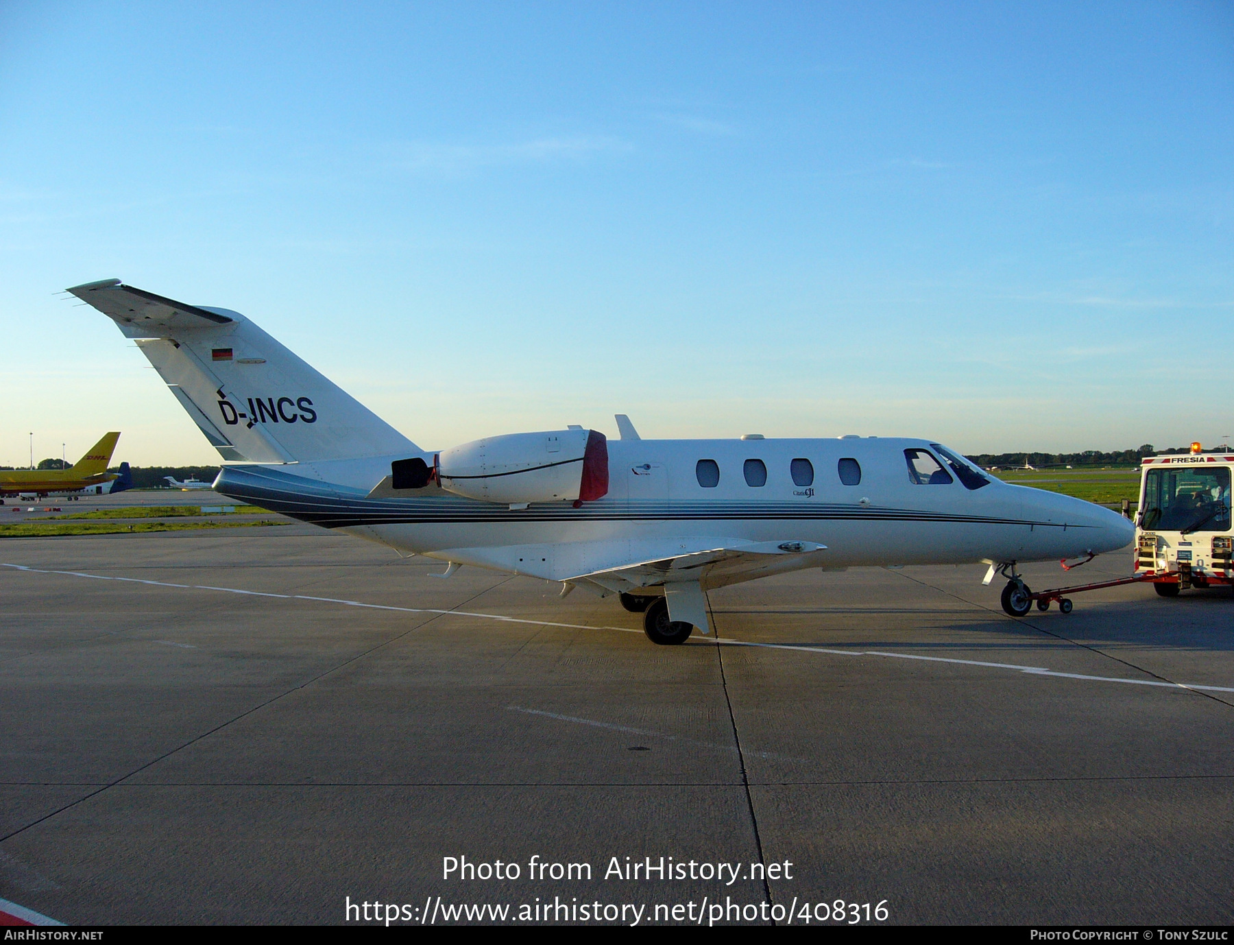 Aircraft Photo of D-INCS | Cessna 525 CitationJet CJ1 | AirHistory.net #408316