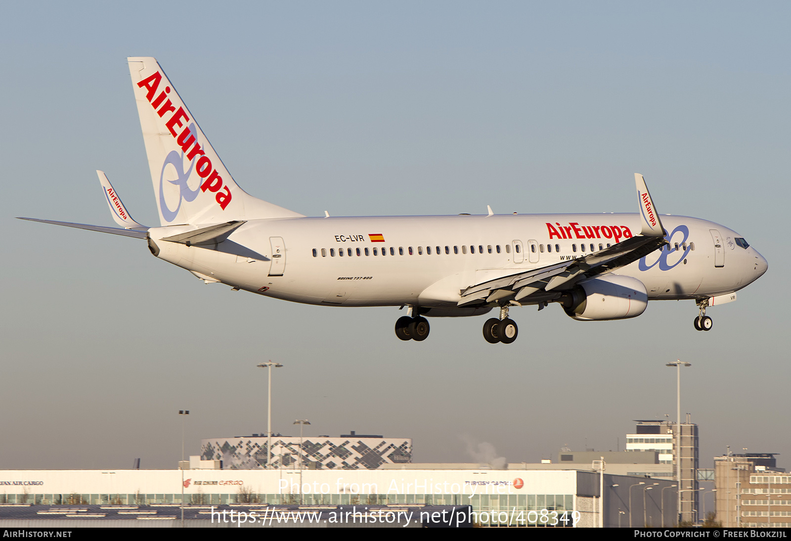 Aircraft Photo of EC-LVR | Boeing 737-85P | Air Europa | AirHistory.net #408349