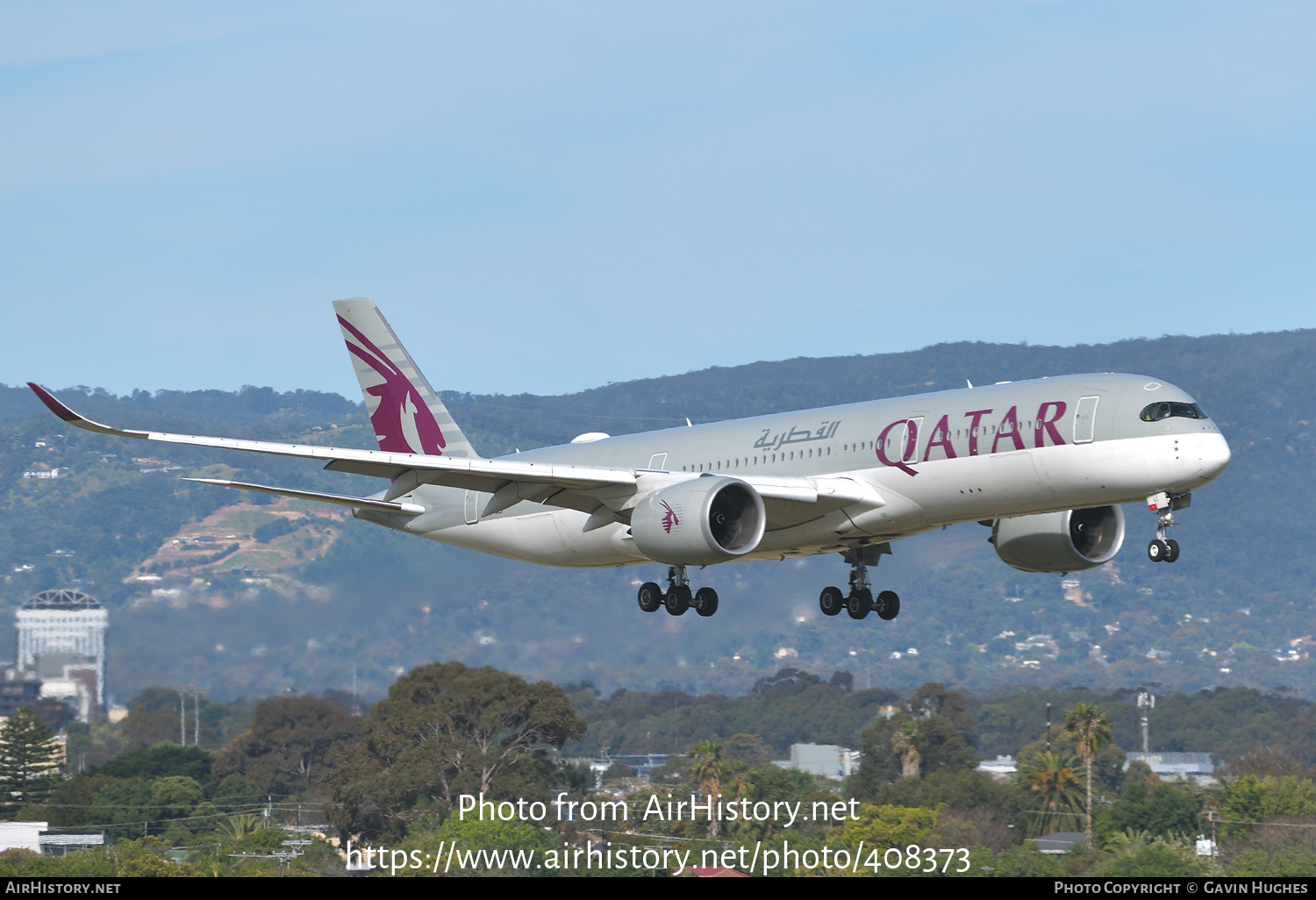 Aircraft Photo of A7-ALI | Airbus A350-941 | Qatar Airways | AirHistory.net #408373