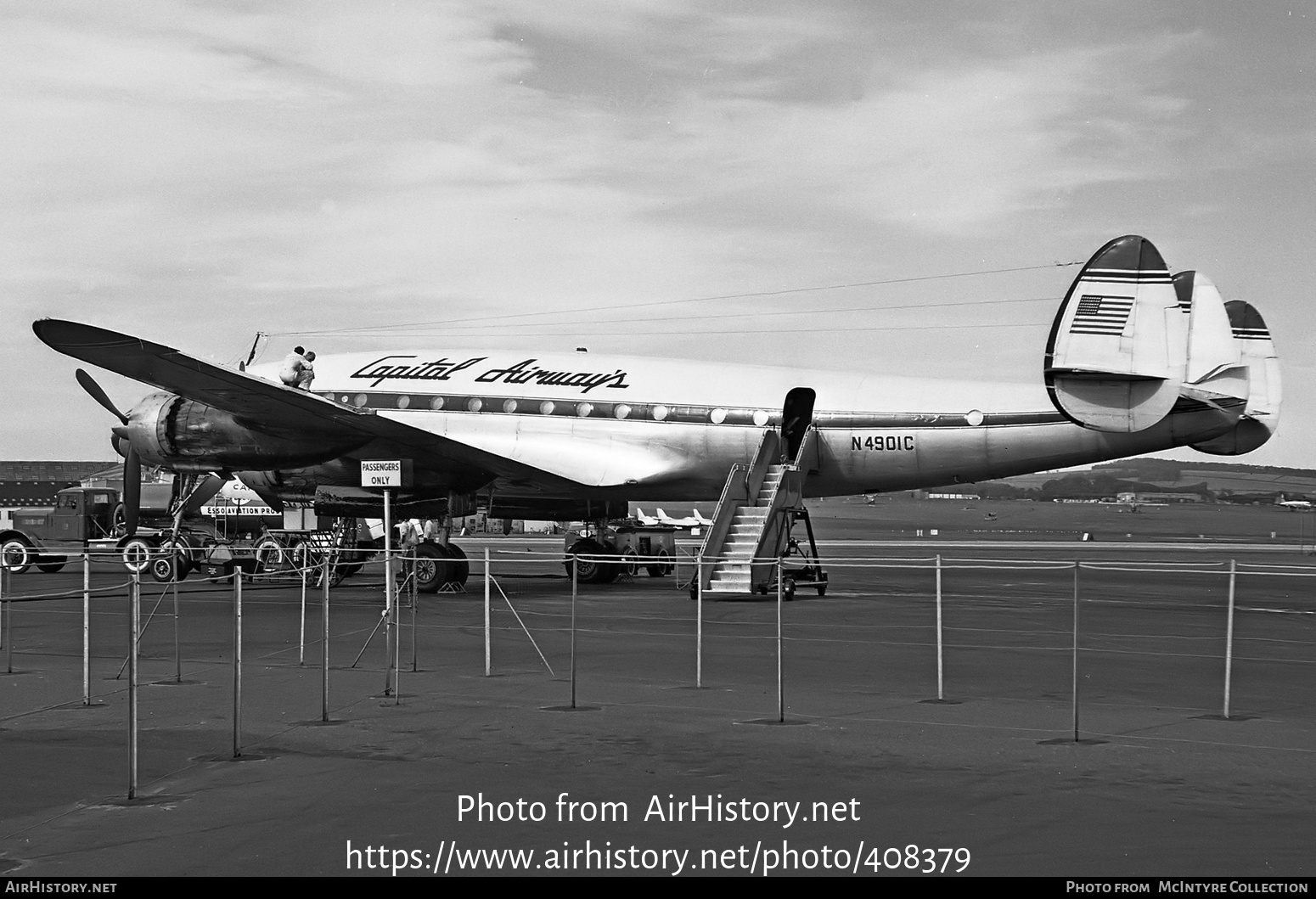 Aircraft Photo of N4901C | Lockheed L-749A Constellation | Capitol Airways | AirHistory.net #408379