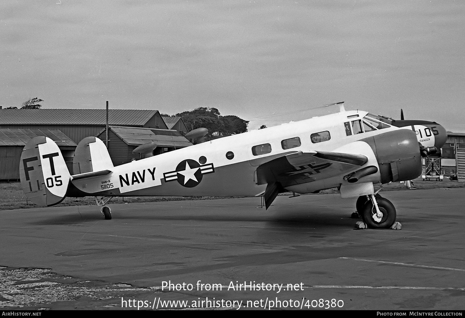 Aircraft Photo of 51105 | Beech SNB-5 Navigator | USA - Navy | AirHistory.net #408380