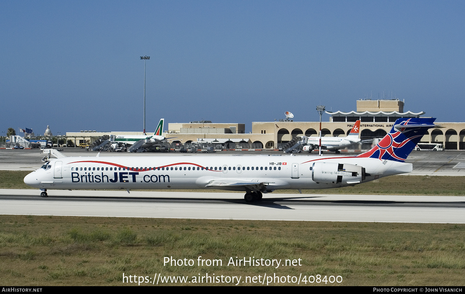 Aircraft Photo of HB-JIB | McDonnell Douglas MD-90-30 | BritishJet | AirHistory.net #408400