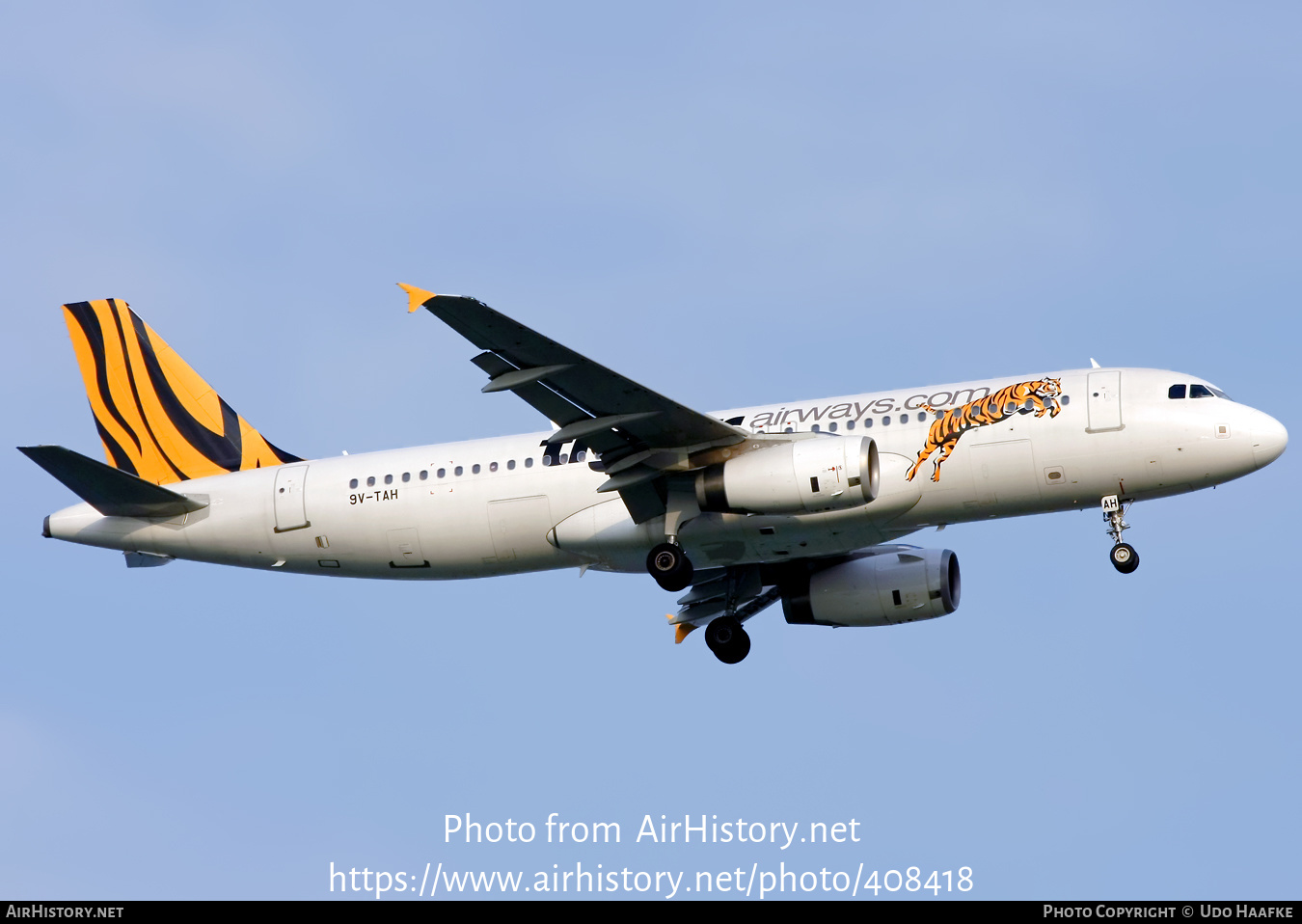 Aircraft Photo of 9V-TAH | Airbus A320-232 | Tiger Airways | AirHistory.net #408418