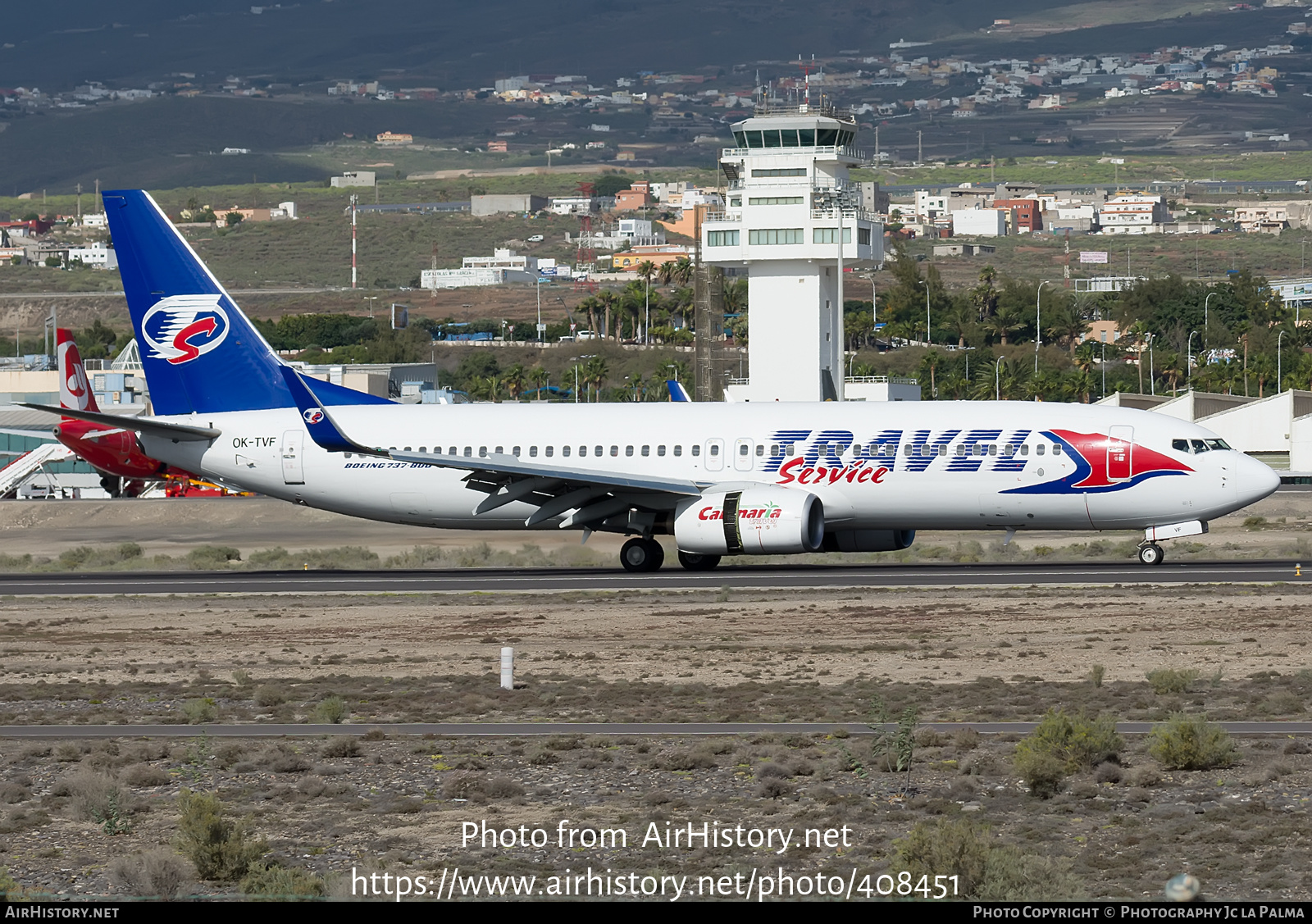 Aircraft Photo of OK-TVF | Boeing 737-8FH | Travel Service | AirHistory.net #408451