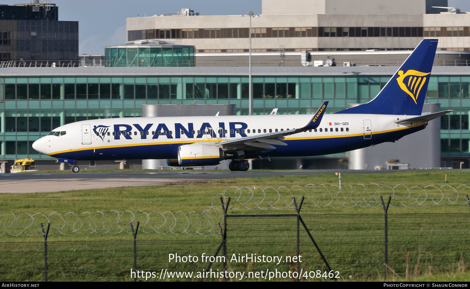 Aircraft Photo of 9H-QDI | Boeing 737-800 | Ryanair | AirHistory.net #408462