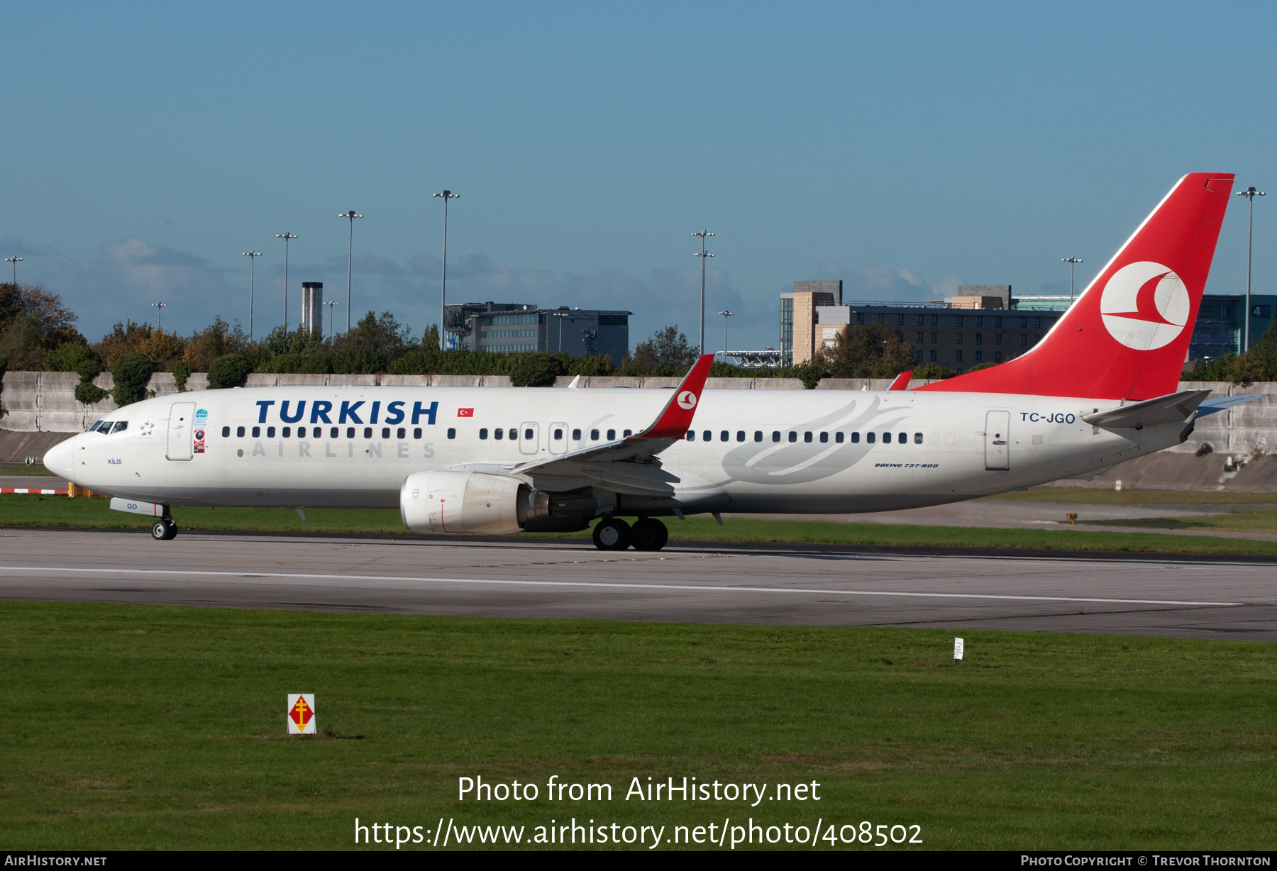 Aircraft Photo of TC-JGO | Boeing 737-8F2 | Turkish Airlines | AirHistory.net #408502