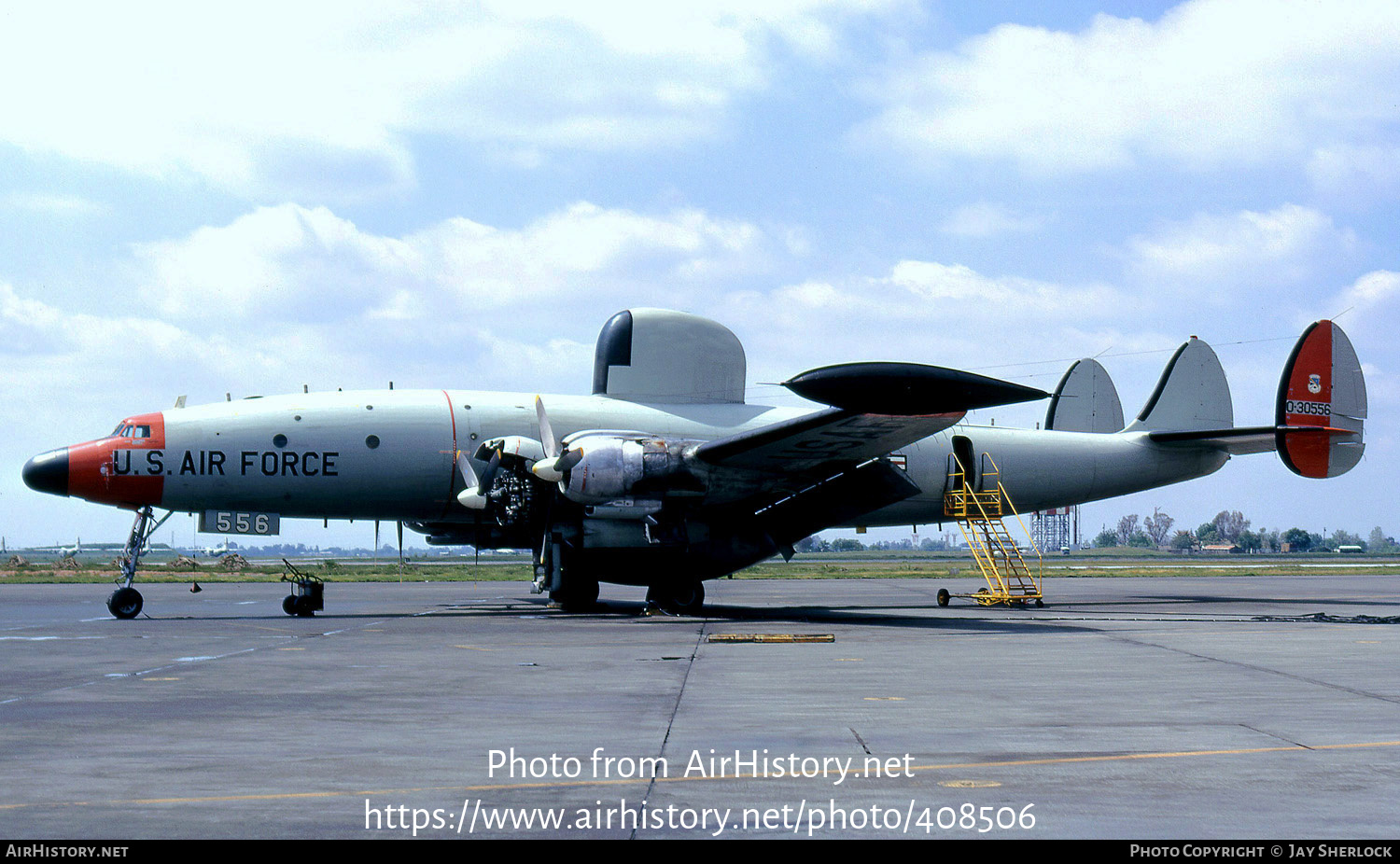 Aircraft Photo of 53-556 / 0-30556 | Lockheed EC-121Q Warning Star | USA - Air Force | AirHistory.net #408506