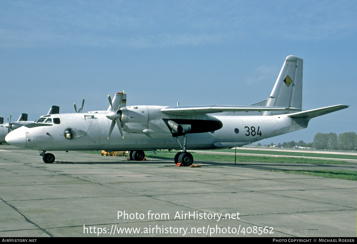 Aircraft Photo of 384 | Antonov An-26S | East Germany - Air Force | AirHistory.net #408562