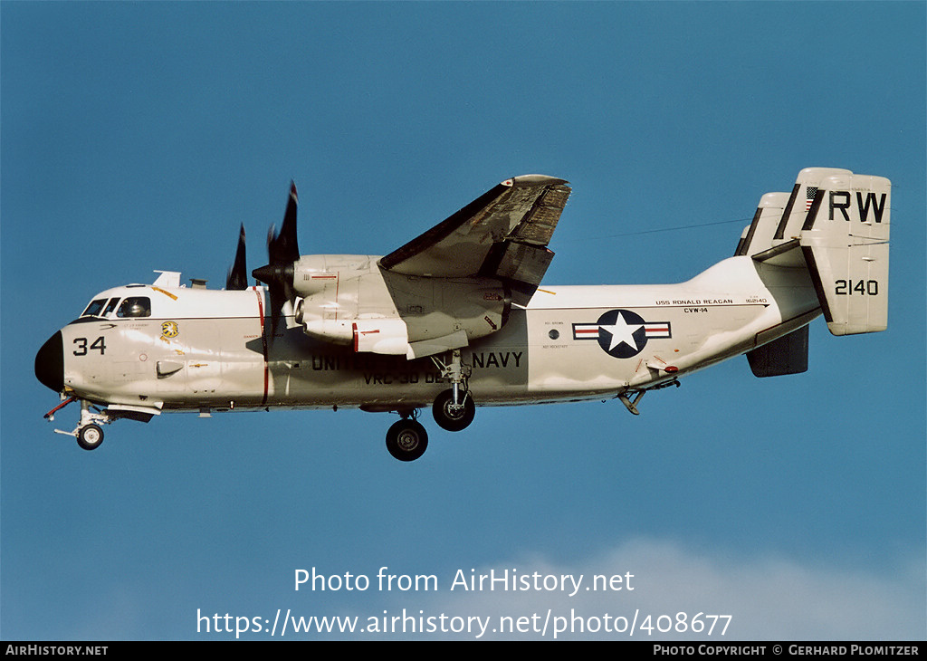 Aircraft Photo of 162140 | Grumman C-2A Greyhound | USA - Navy | AirHistory.net #408677