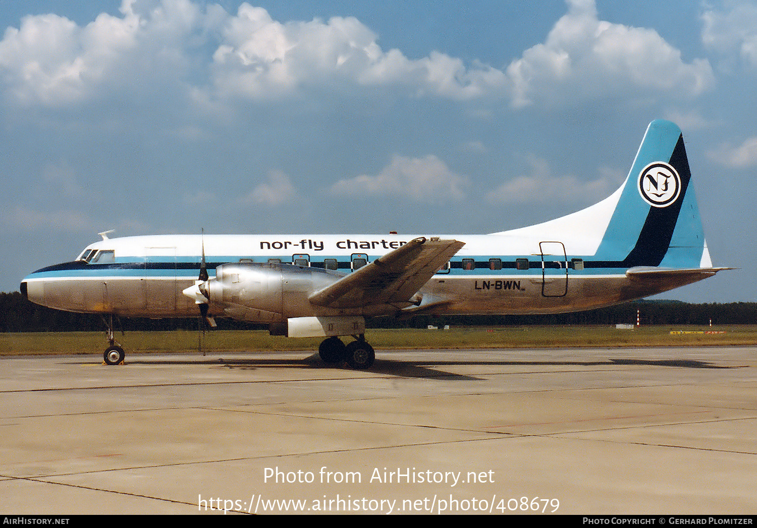 Aircraft Photo of LN-BWN | Convair 580 | Nor-Fly Charter | AirHistory.net #408679