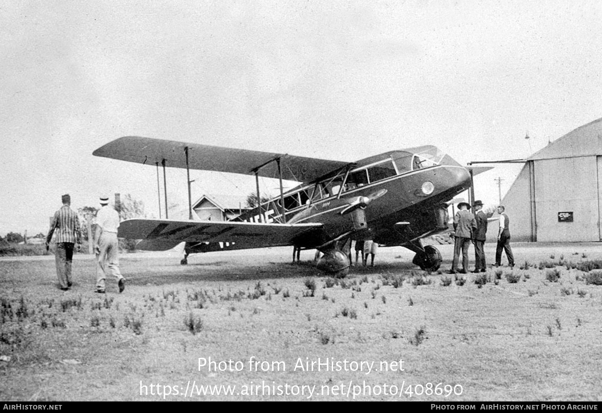 Aircraft Photo of VH-URE | De Havilland D.H. 84 Dragon | West Australian Airways | AirHistory.net #408690