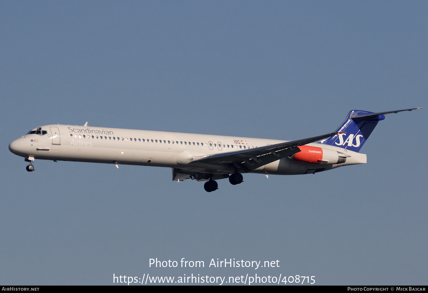 Aircraft Photo of LN-ROO | McDonnell Douglas MD-82 (DC-9-82) | Scandinavian Airlines - SAS | AirHistory.net #408715