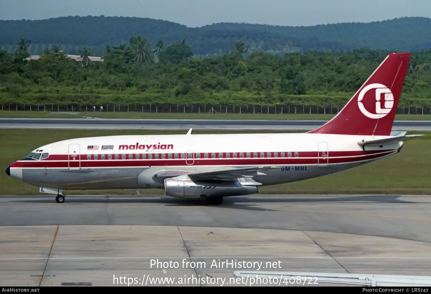 Aircraft Photo of 9M-MBL | Boeing 737-2H6/Adv | Malaysian Airline System - MAS | AirHistory.net #408722