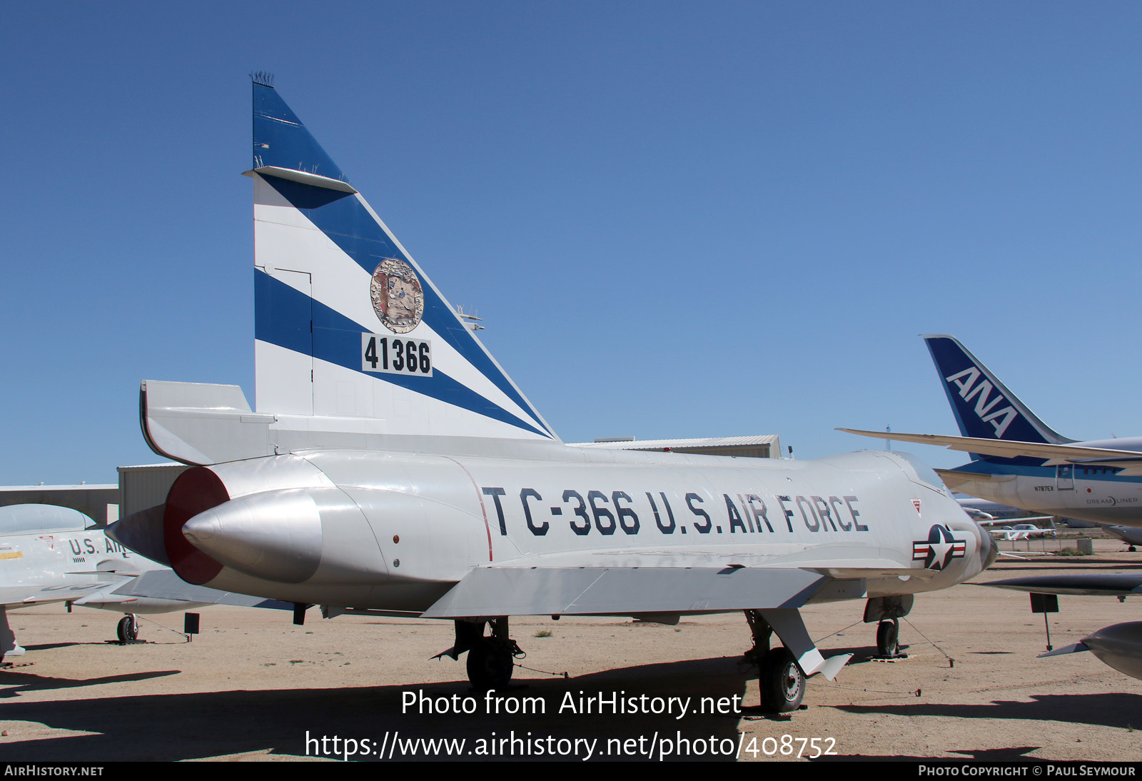 Aircraft Photo of 54-1366 / 41366 | Convair TF-102A Delta Dagger | USA - Air Force | AirHistory.net #408752