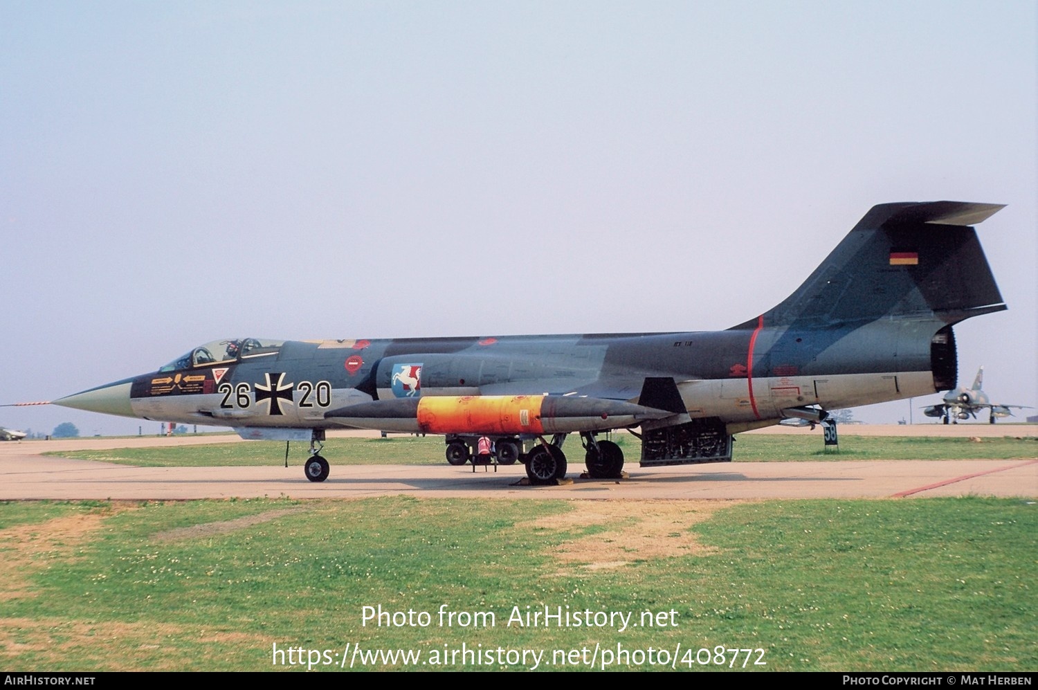 Aircraft Photo of 2620 | Lockheed F-104G Starfighter | Germany - Air Force | AirHistory.net #408772