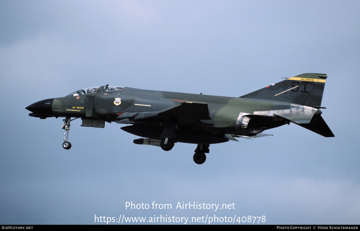 Aircraft Photo of 66-7596 / AF66-596 | McDonnell Douglas F-4D Phantom II | USA - Air Force | AirHistory.net #408778