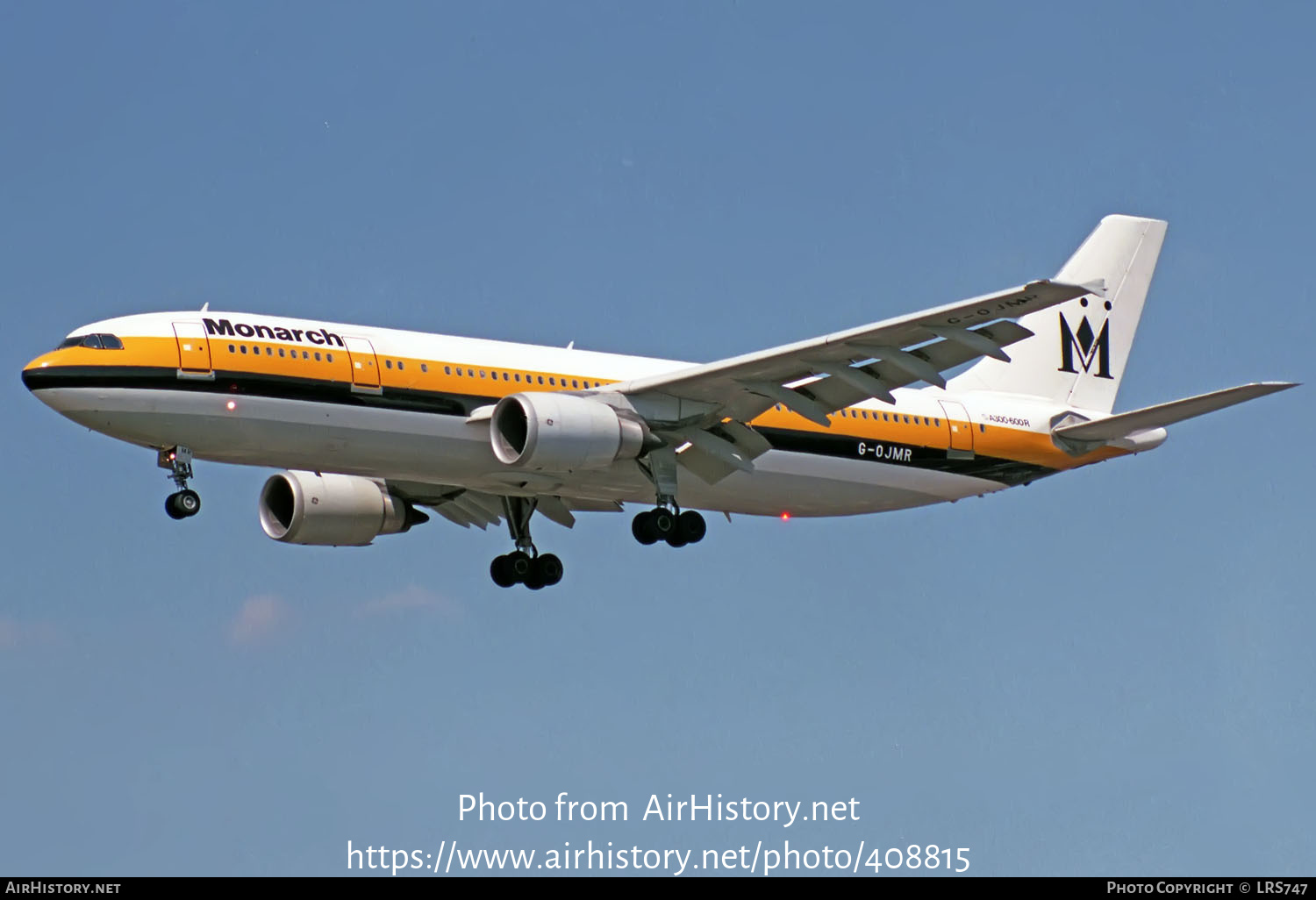 Aircraft Photo of G-OJMR | Airbus A300B4-605R | Monarch Airlines | AirHistory.net #408815