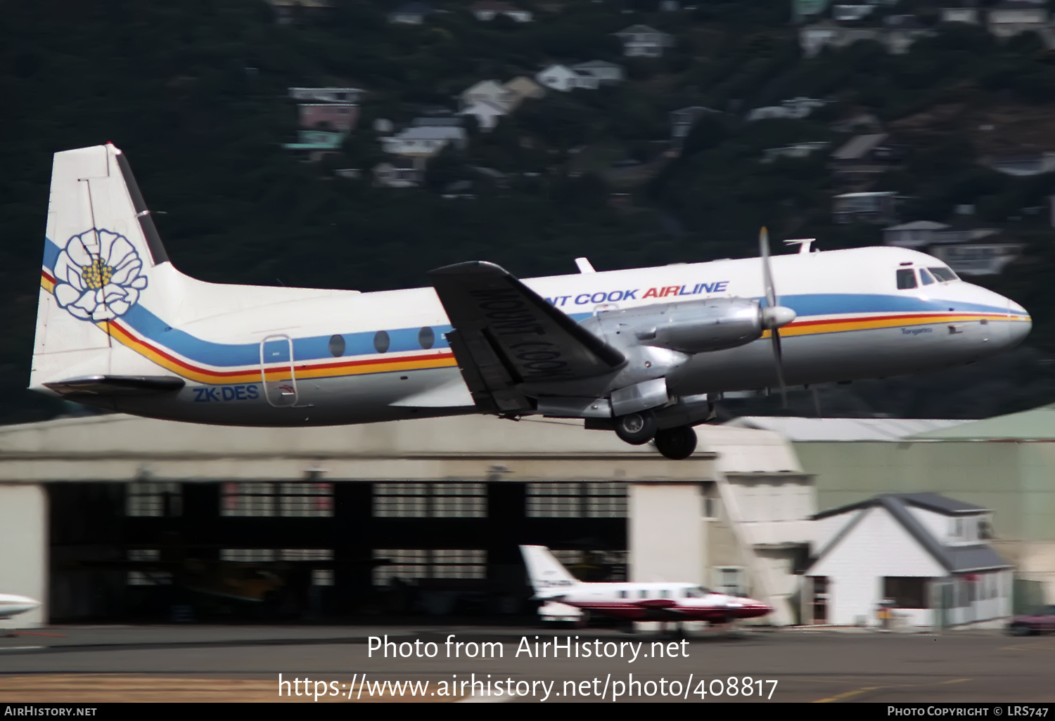 Aircraft Photo of ZK-DES | Hawker Siddeley HS-748 Srs2A/242 | Mount Cook Airline | AirHistory.net #408817