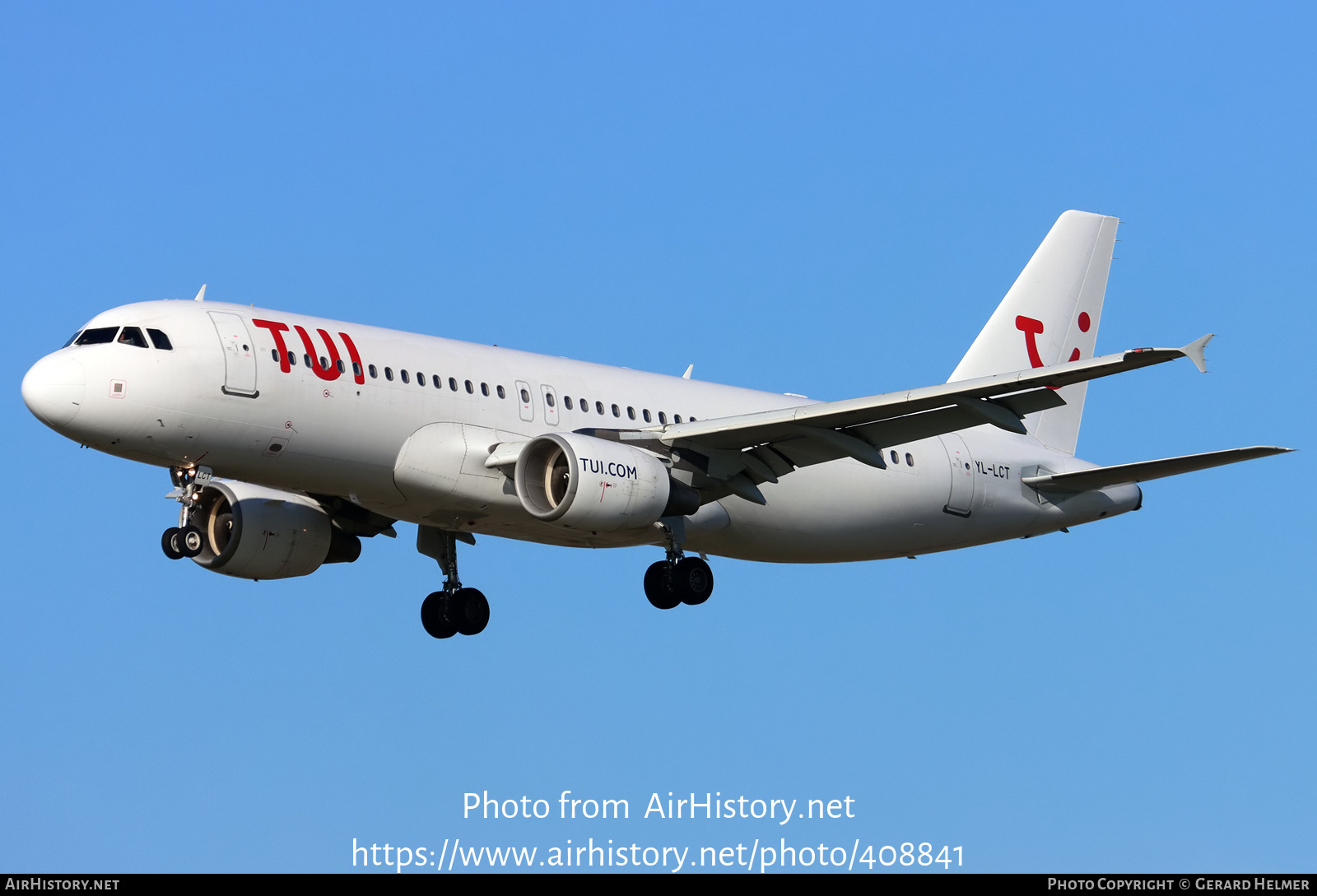 Aircraft Photo of YL-LCT | Airbus A320-214 | TUI | AirHistory.net #408841