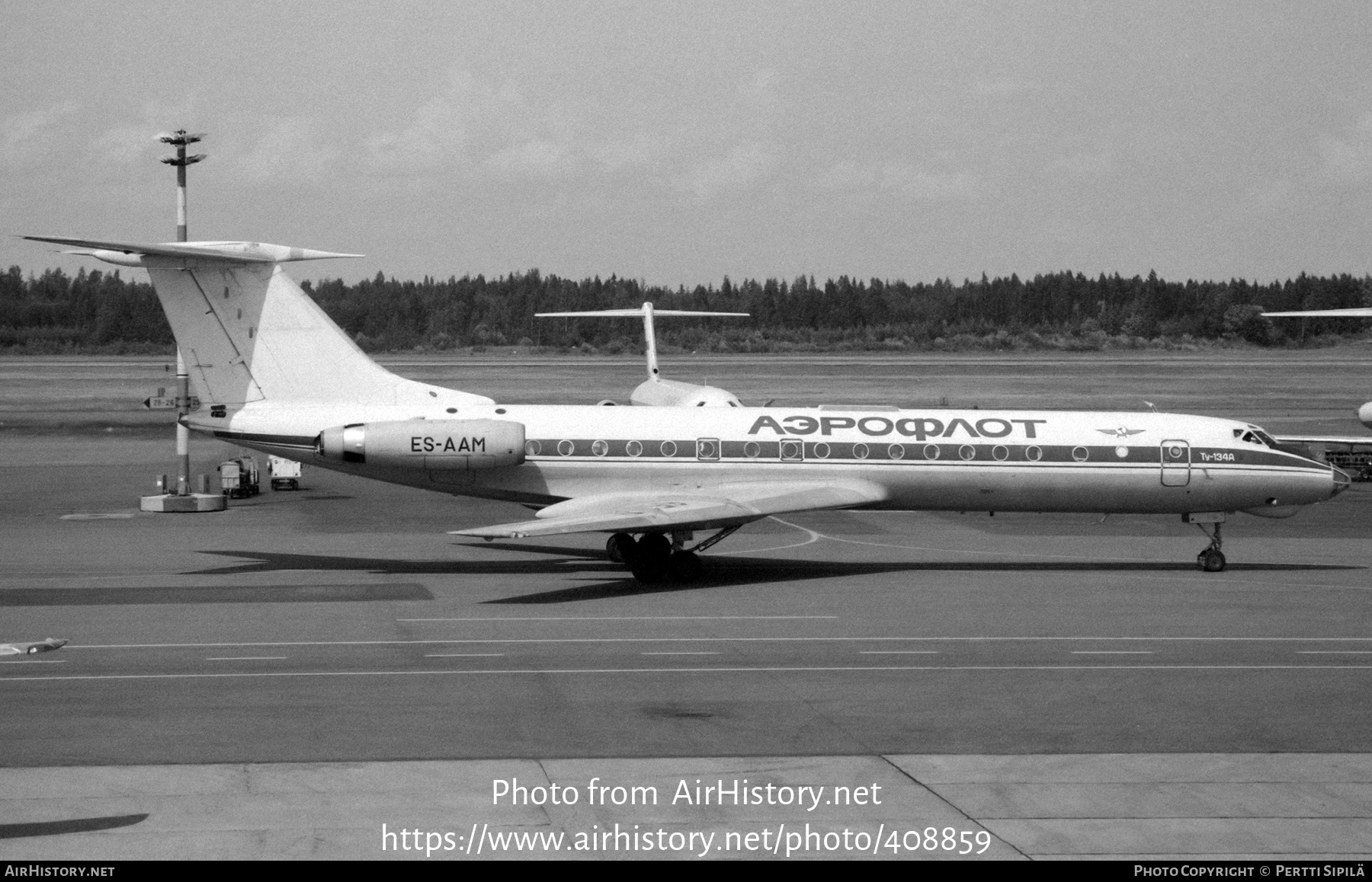 Aircraft Photo of ES-AAM | Tupolev Tu-134A | Aeroflot | AirHistory.net #408859