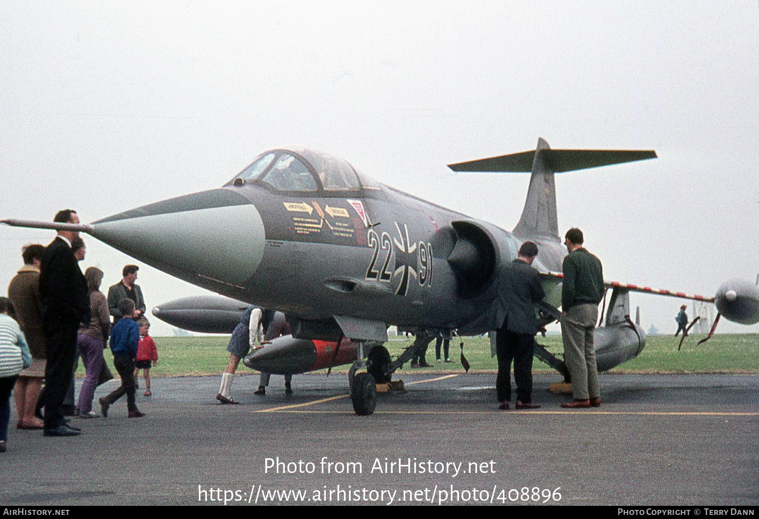 Aircraft Photo of 2291 | Lockheed F-104G Starfighter | Germany - Air Force | AirHistory.net #408896