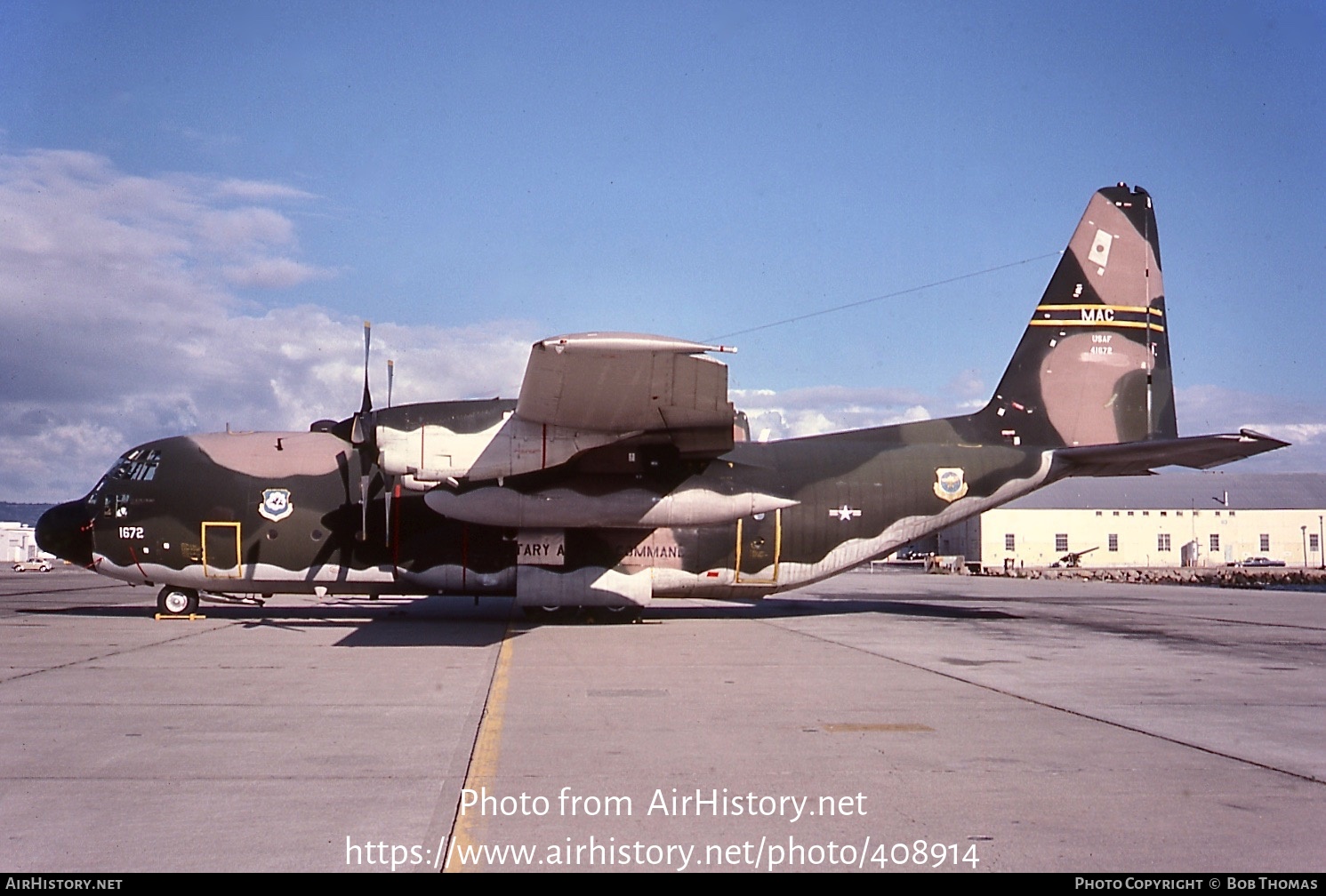 Aircraft Photo of 74-1672 / 41672 | Lockheed C-130H Hercules | USA - Air Force | AirHistory.net #408914