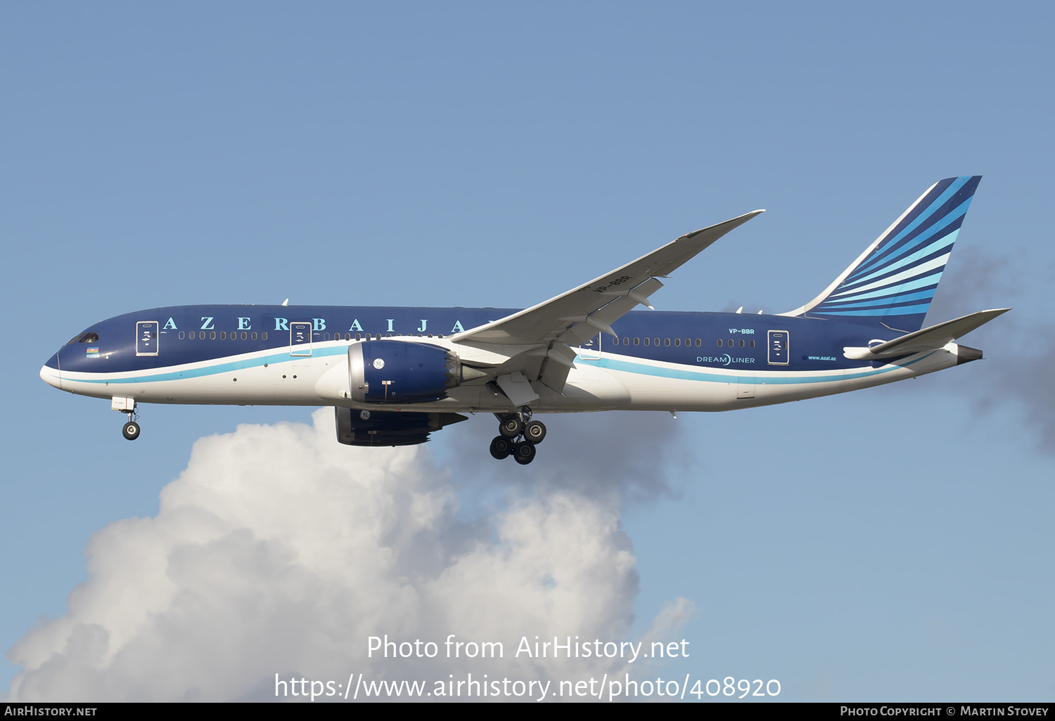 Aircraft Photo of VP-BBR | Boeing 787-8 Dreamliner | Azerbaijan Airlines - AZAL - AHY | AirHistory.net #408920