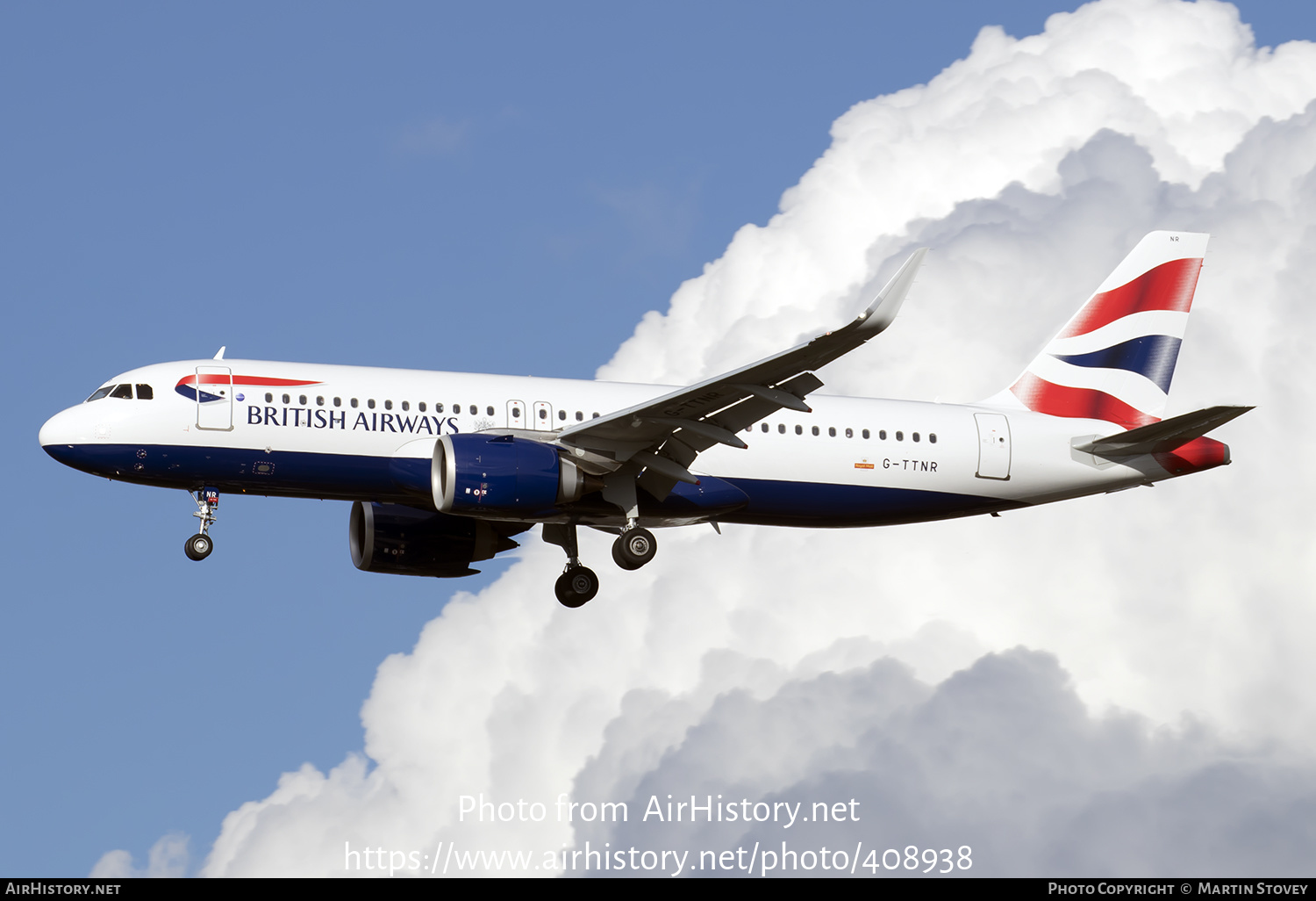 Aircraft Photo of G-TTNR | Airbus A320-251N | British Airways | AirHistory.net #408938