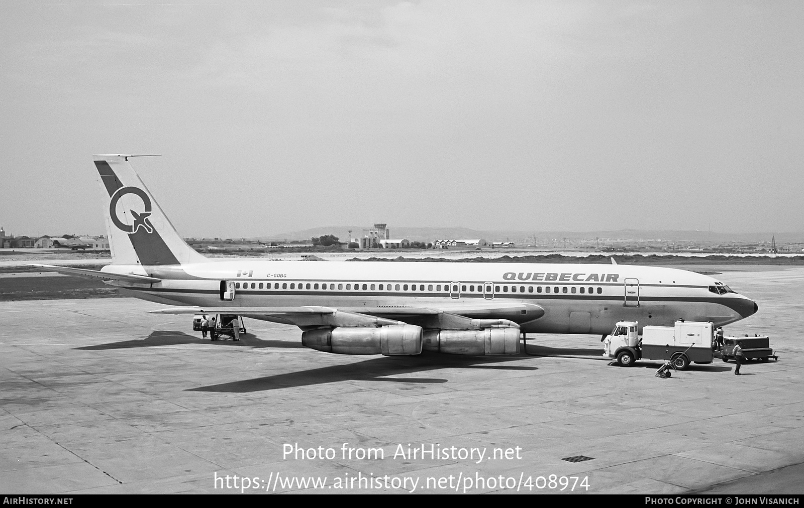 Aircraft Photo of C-GQBG | Boeing 707-123B | Quebecair | AirHistory.net #408974