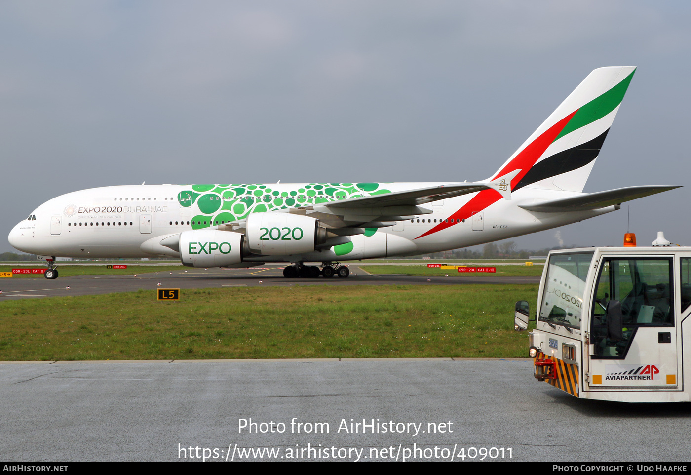 Aircraft Photo of A6-EEZ | Airbus A380-861 | Emirates | AirHistory.net #409011