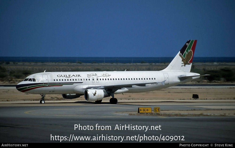 Aircraft Photo of A4O-EE | Airbus A320-212 | Gulf Air | AirHistory.net #409012