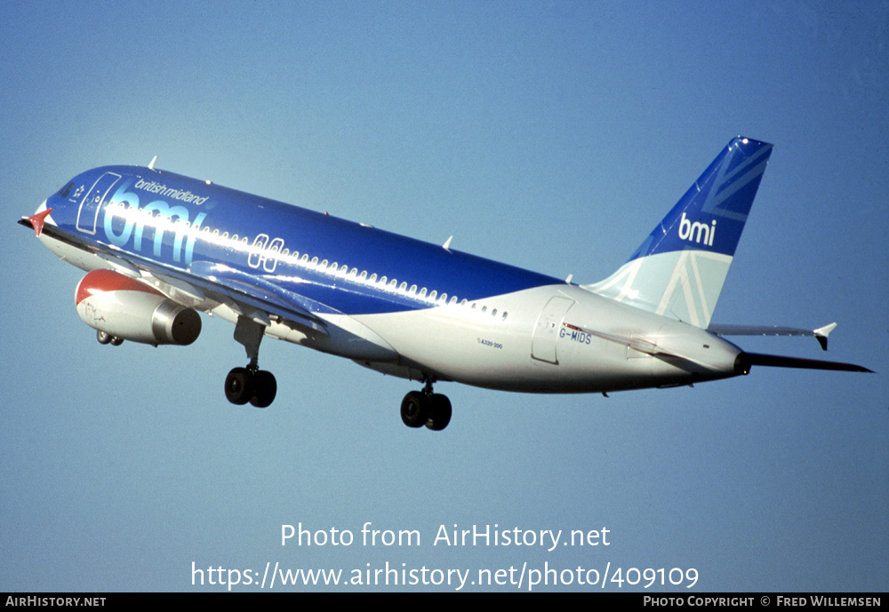 Aircraft Photo of G-MIDS | Airbus A320-232 | BMI - British Midland International | AirHistory.net #409109