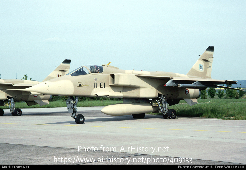 Aircraft Photo of A99 | Sepecat Jaguar A | France - Air Force | AirHistory.net #409133