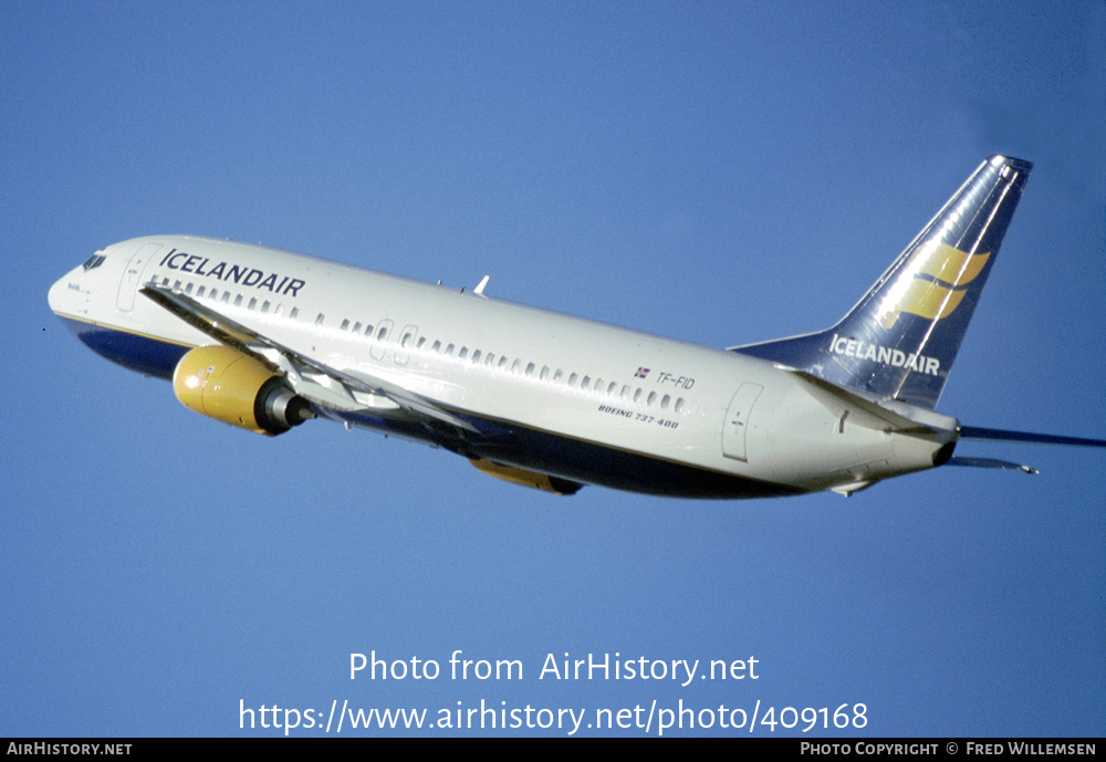 Aircraft Photo of TF-FID | Boeing 737-408 | Icelandair | AirHistory.net #409168