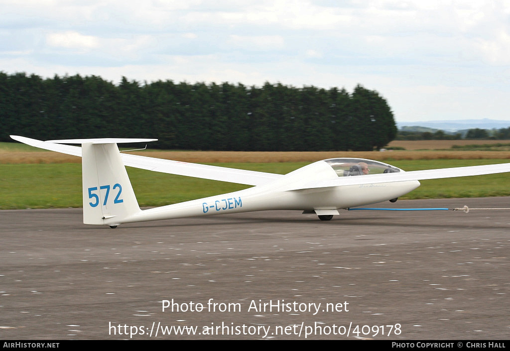 Aircraft Photo of G-CJEM | Schempp-Hirth Duo Discus | AirHistory.net #409178