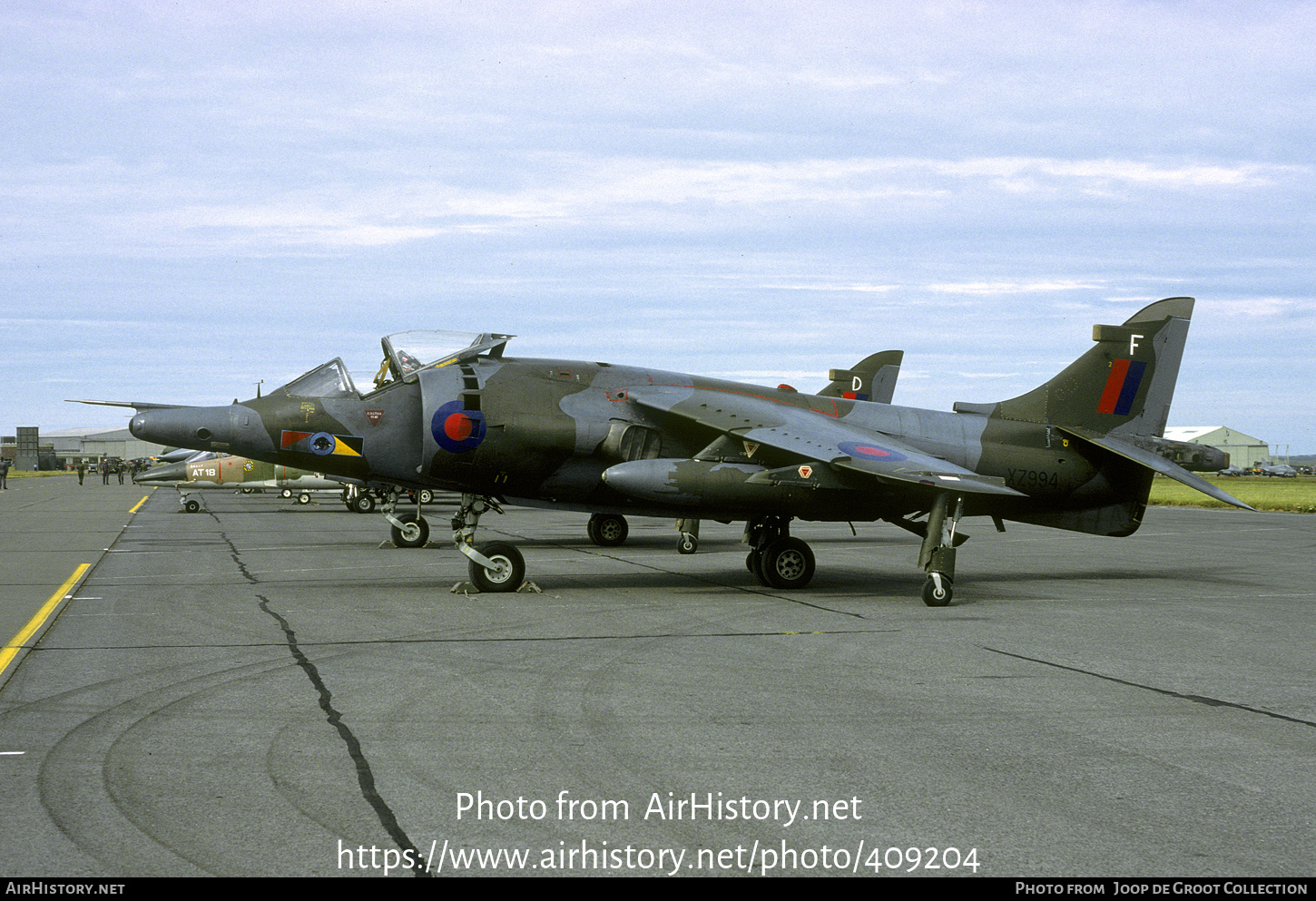 Aircraft Photo of XZ994 | Hawker Siddeley Harrier GR3 | UK - Air Force | AirHistory.net #409204