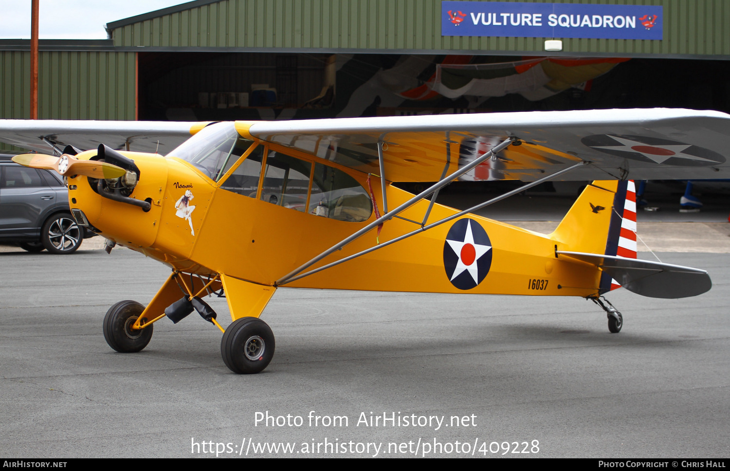 Aircraft Photo of G-BSFD / 16037 | Piper J-3C-65 Cub | USA - Air Force | AirHistory.net #409228