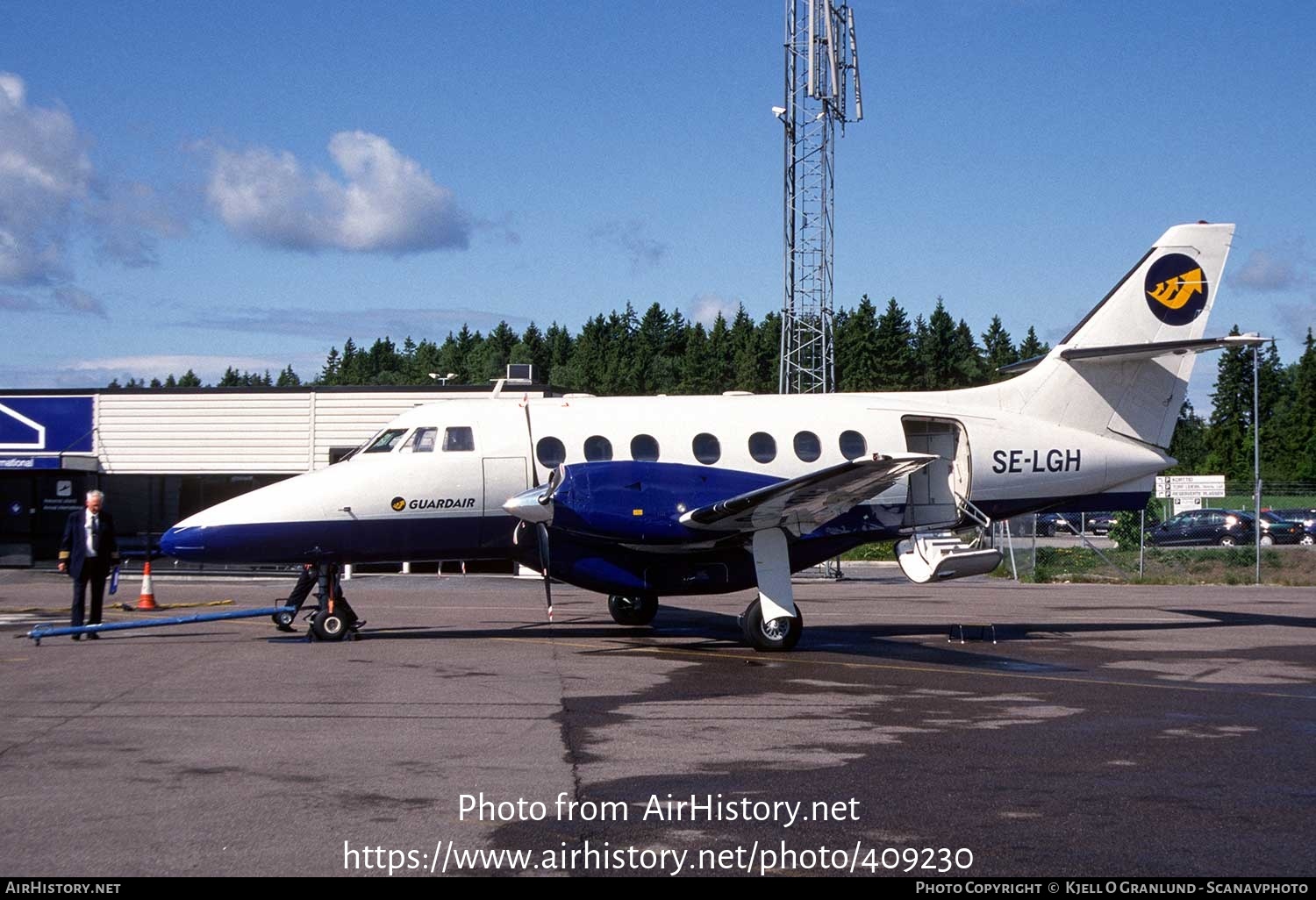 Aircraft Photo of SE-LGH | British Aerospace BAe-3102 Jetstream 31 | Guardair | AirHistory.net #409230