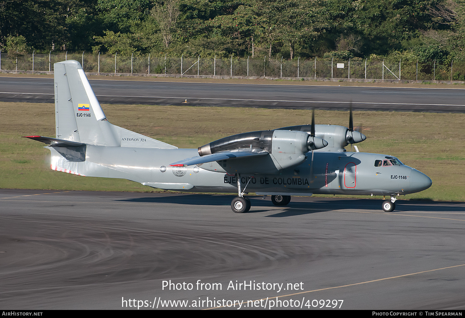 Aircraft Photo of EJC-1146 | Antonov An-32A | Colombia - Army | AirHistory.net #409297