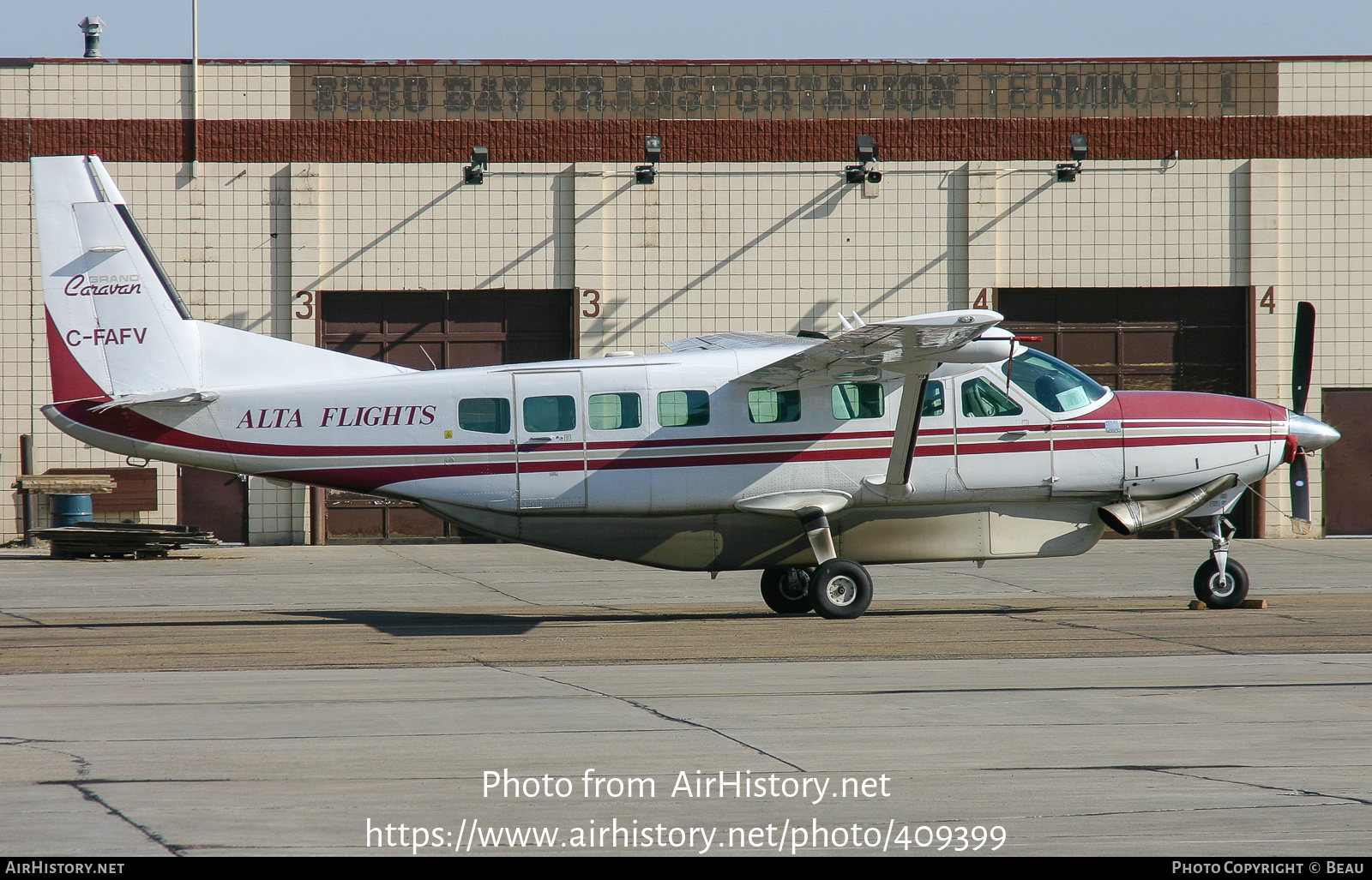 Aircraft Photo of C-FAFV | Cessna 208B Grand Caravan | Alta Flights Charters | AirHistory.net #409399