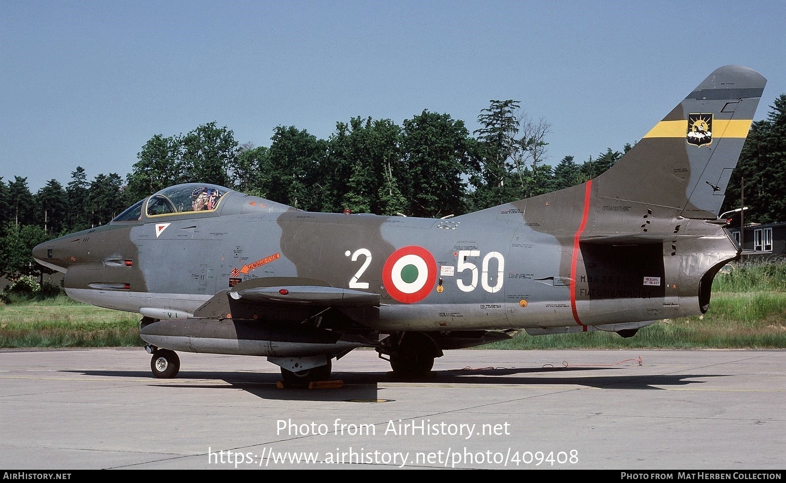 Aircraft Photo of MM6387 | Fiat G-91R/1B | Italy - Air Force | AirHistory.net #409408