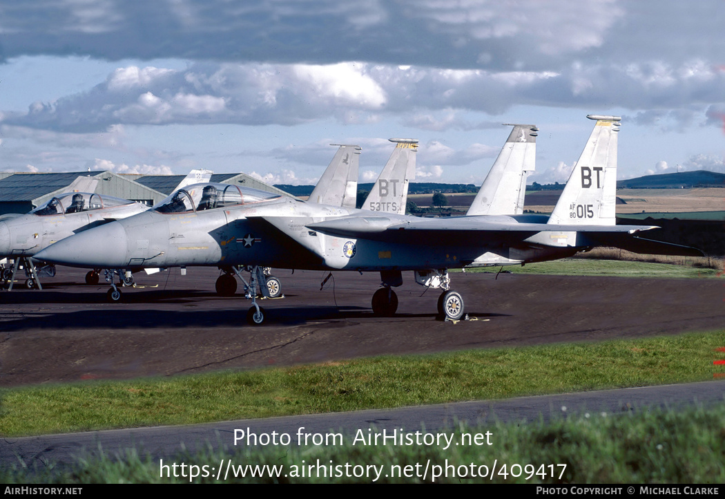 Aircraft Photo of 80-0015 / AF80-015 | McDonnell Douglas F-15C Eagle | USA - Air Force | AirHistory.net #409417