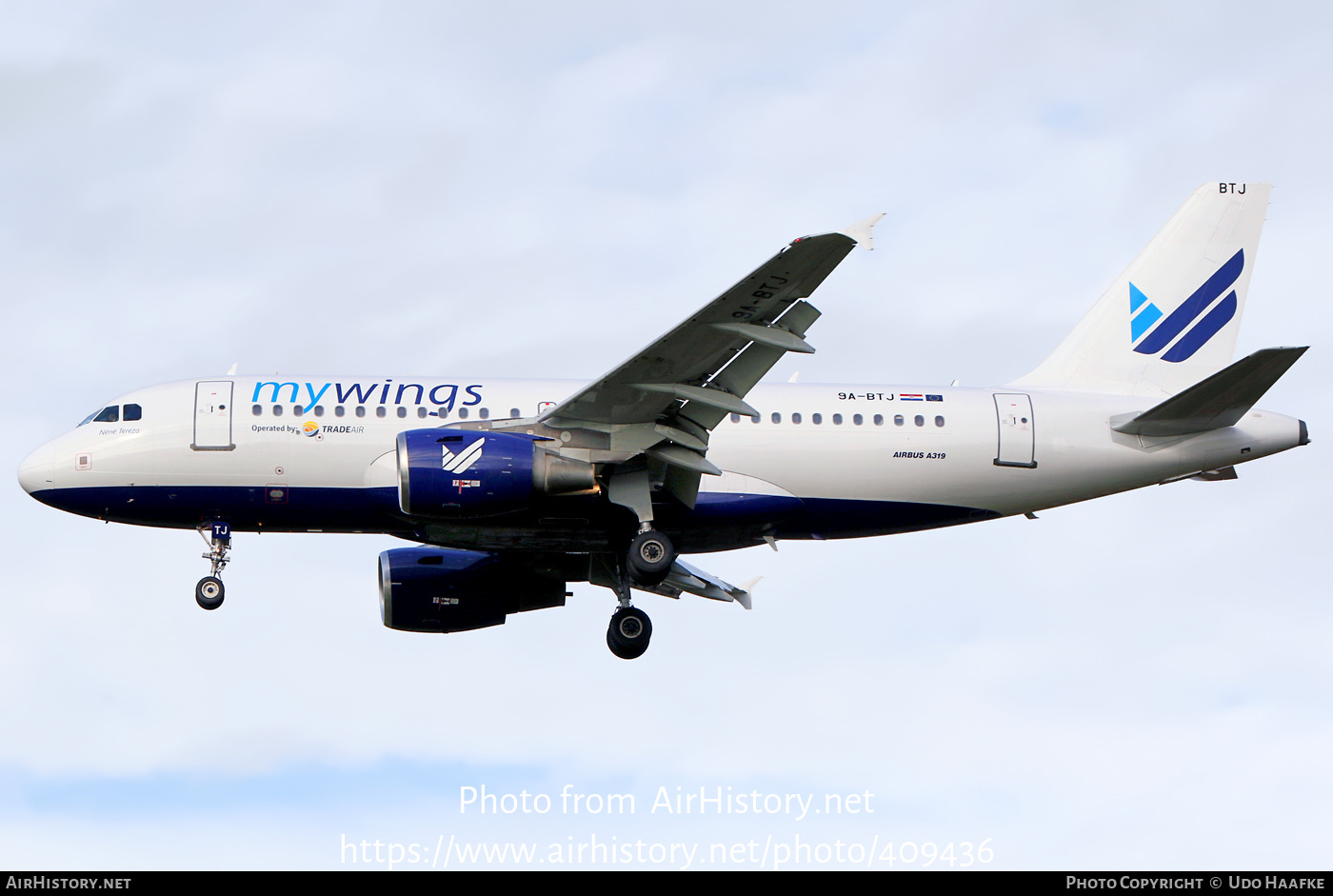 Aircraft Photo of 9A-BTJ | Airbus A319-112 | MyWings | AirHistory.net #409436