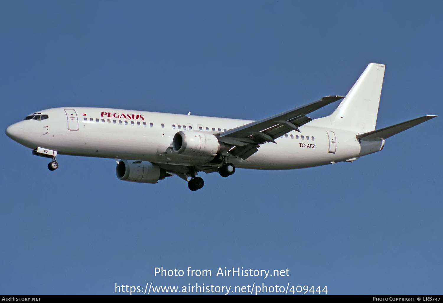 Aircraft Photo of TC-AFZ | Boeing 737-4Y0 | Pegasus Airlines | AirHistory.net #409444