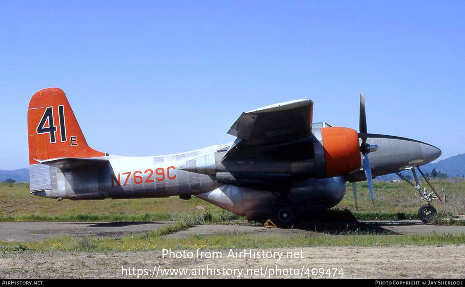 Aircraft Photo of N7629C | Grumman F7F-3N(AT) Tigercat | AirHistory.net #409474