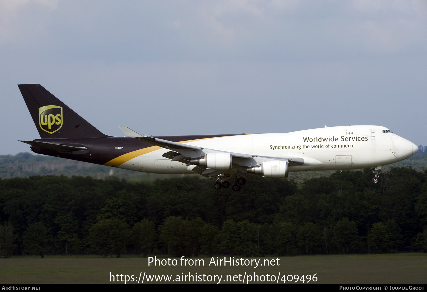 Aircraft Photo of N582UP | Boeing 747-4R7F/SCD | United Parcel Service - UPS | AirHistory.net #409496