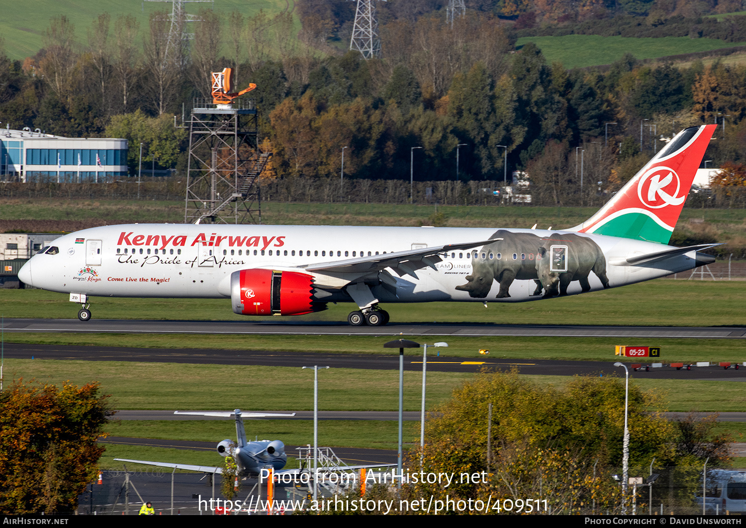 Aircraft Photo of 5Y-KZD | Boeing 787-8 Dreamliner | Kenya Airways | AirHistory.net #409511